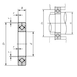 підшипник CRBC 60070 IKO