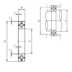 підшипник CRBH 13025 A UU IKO