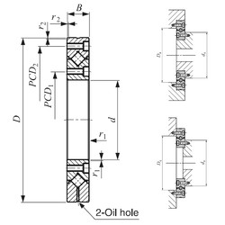 підшипник CRBF 8022 A UU IKO