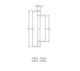 підшипник K81114TN SKF