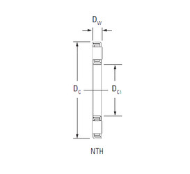 підшипник NTH-3258 Timken