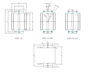 ตลับลูกปืน GEZM600ES-2LS SKF