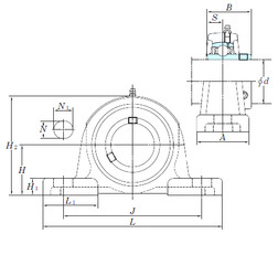 Bantalan UCPX14 KOYO