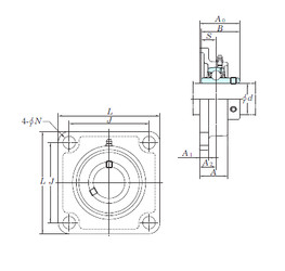 Bantalan UCSF209H1S6 KOYO