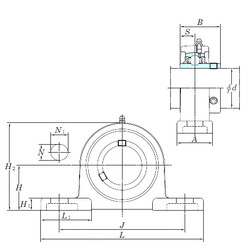 Bantalan UCSP207H1S6 KOYO