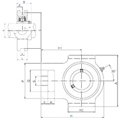 Bantalan UCT210 ISO