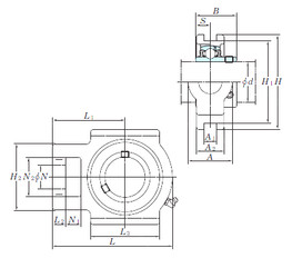 підшипник UCTX10-32E KOYO