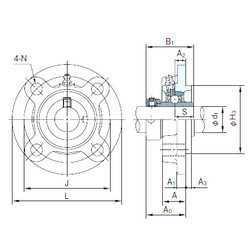 підшипник UGFC206 NACHI