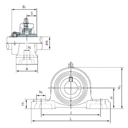 підшипник UGP210 NACHI