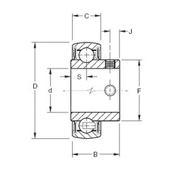 Подшипник YA106RRB Timken