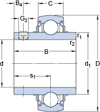 Подшипник YAR 211-203-2FW/VA228 SKF