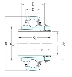 Подшипник YSA211-2FK+HE2311 SKF