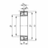 FAG Pendelrollenlager - 22206-E1-XL-K