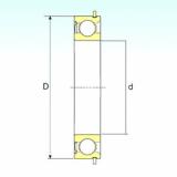 Подшипник 6314-ZNR ISB