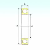 Подшипник 634-RZ ISB