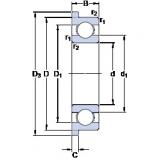 roulements W 619/2 R SKF