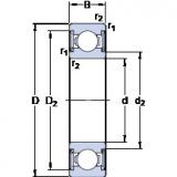 roulements W 6000-2RS1 SKF