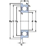 roulements W 608 R-2RZ SKF