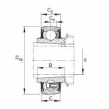 roulements UK215 FAG