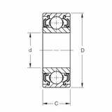 підшипник W204KLL Timken