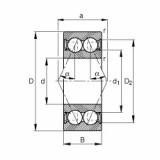 roulements 3803-B-2RSR-TVH FAG