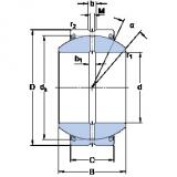 ตลับลูกปืน GEZH 204 ES-2RS SKF