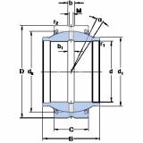 ตลับลูกปืน GEZM 012 ES-2RS SKF